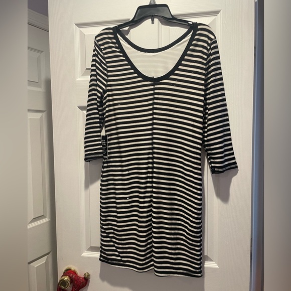 Brand New Stripe Sequin Express Sweater Dress!! - Picture 6 of 8